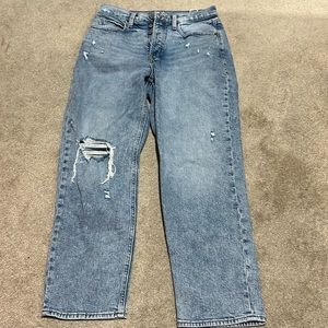 Old Navy Extra High-Rise Sky-Hi Straight Jeans